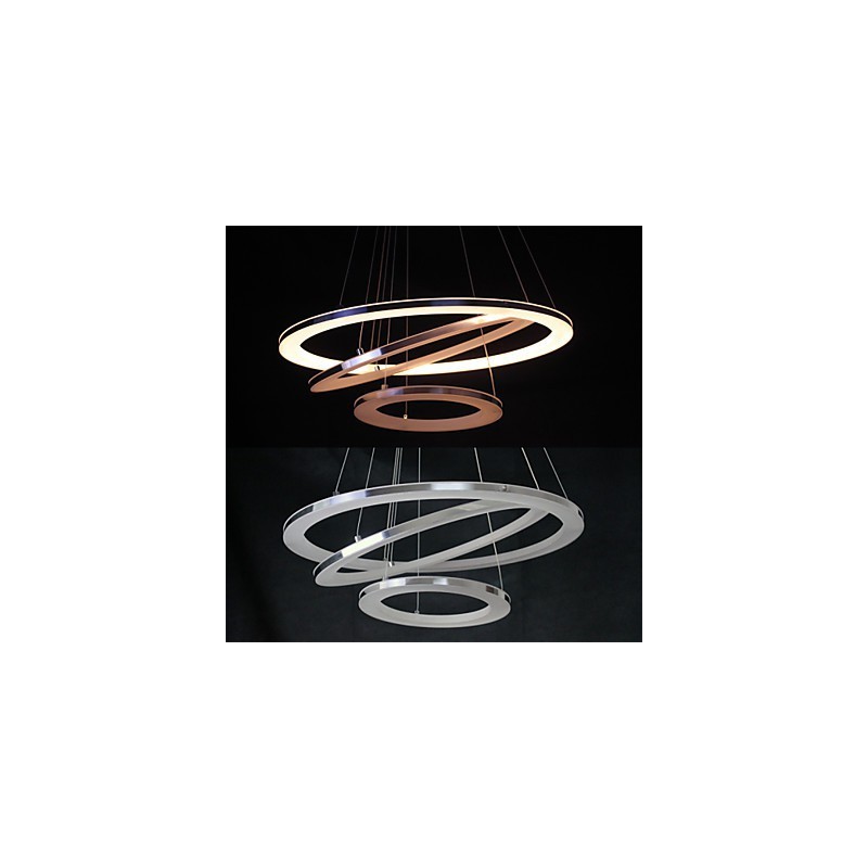 Moderne Pendelleuchte 3 Ringe Pendelleuchte Acryl