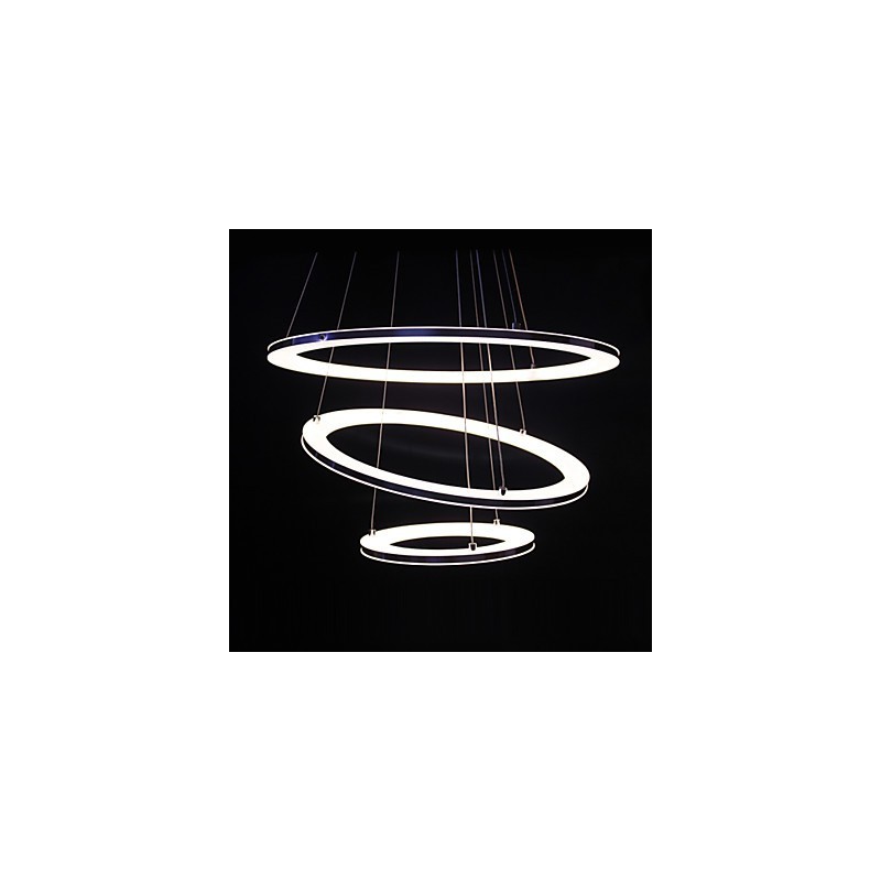 Moderne Pendelleuchte 3 Ringe Pendelleuchte Acryl