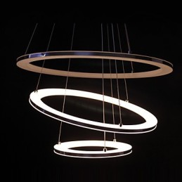 Moderne Pendelleuchte 3 Ringe Pendelleuchte Acryl