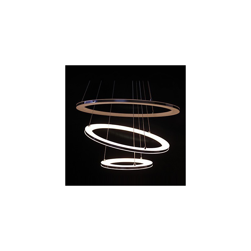 Moderne Pendelleuchte 3 Ringe Pendelleuchte Acryl