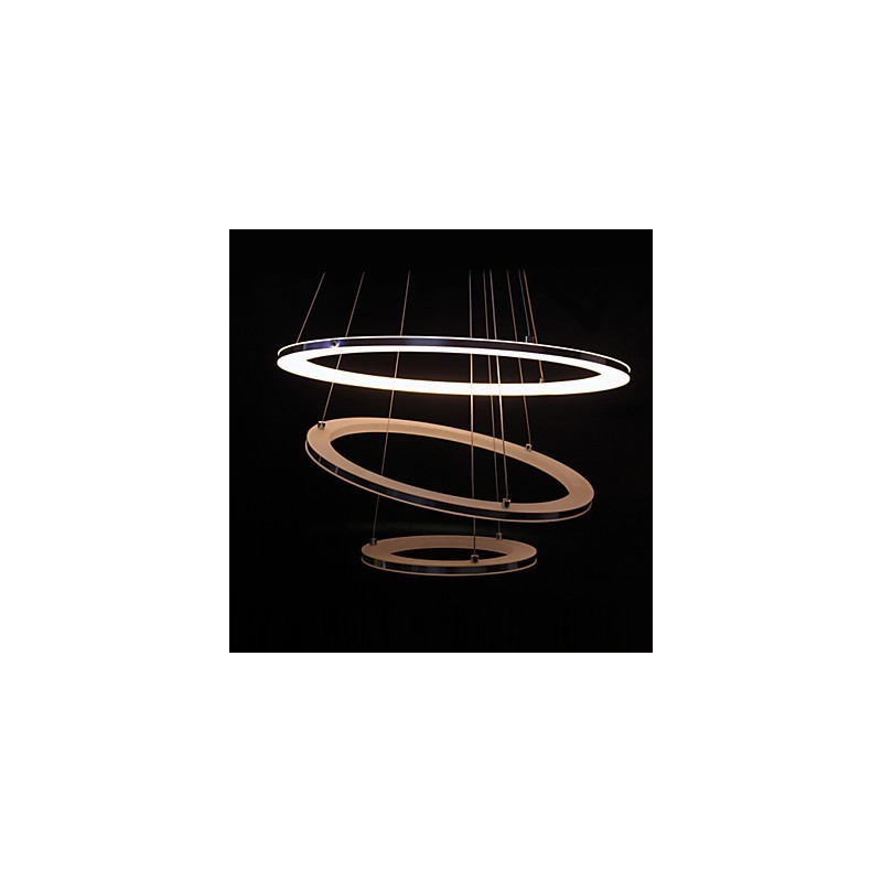 Moderne Pendelleuchte 3 Ringe Pendelleuchte Acryl