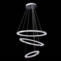 Moderne Pendelleuchte 3 Ringe Pendelleuchte Acryl