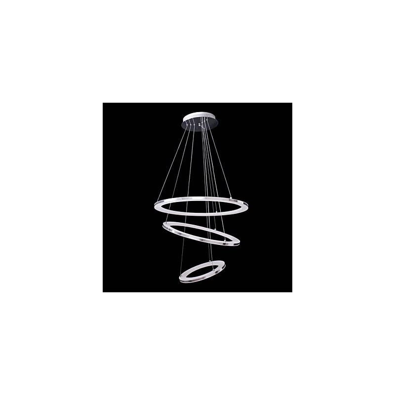 Moderne Pendelleuchte 3 Ringe Pendelleuchte Acryl