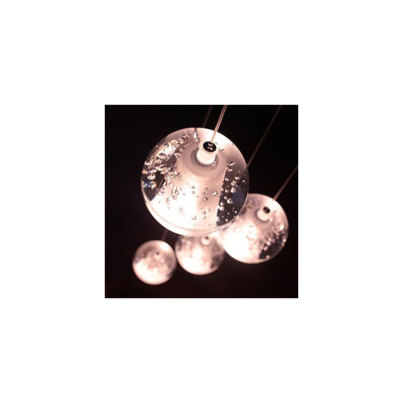 Moderne Pendelleuchte Pendelleuchte Leuchten G4 Retroifit Chrom Überzug Kristall für Treppenlicht