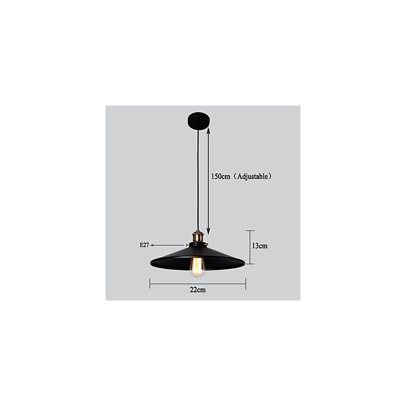 Europäischen Stil Retro Klassische Pendelleuchte Kunst Droplight Geben Birne Durchmesser 22CM