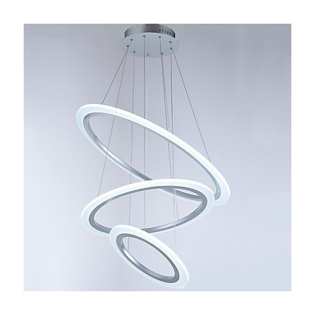 Acryl Pendelleuchte Lampen Kronleuchter Deckenbeleuchtung mit DIY 3 Ringe Acryl Pendelleuchte Lampen Kronleuchter Deckenbeleuchtung mit DIY 3 Ringe