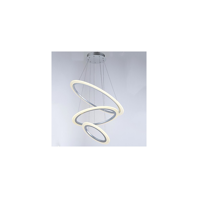 Acryl Pendelleuchte Lampen Kronleuchter Deckenbeleuchtung mit DIY 3 Ringe