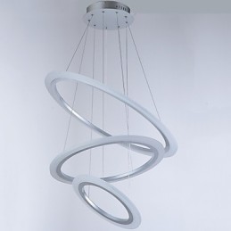 Acryl Pendelleuchte Lampen Kronleuchter Deckenbeleuchtung mit DIY 3 Ringe