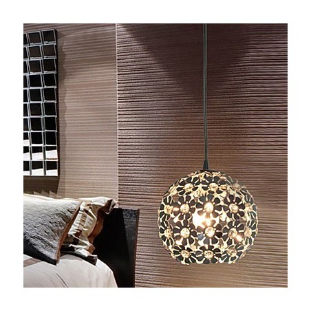 Moderne zeitgenössische Kugel Kristall Mini Stil Galvanisierte Pendelleuchte Moderne zeitgenössische Kugel Kristall Mini Stil Galvanisierte Pendelleuchte