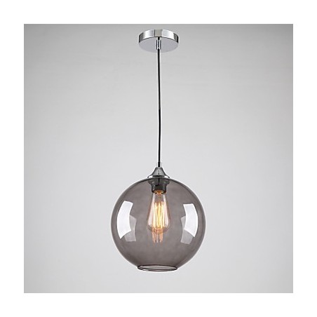 Moderne Glas-Pendelleuchte im runden rauchgrauen Blasen-Design Moderne Glas-Pendelleuchte im runden rauchgrauen Blasen-Design
