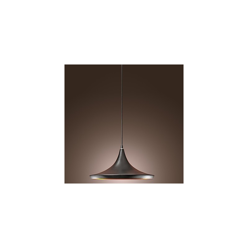 Moderne Pendelleuchte im Retro-Mini-Stil mit Gemälden