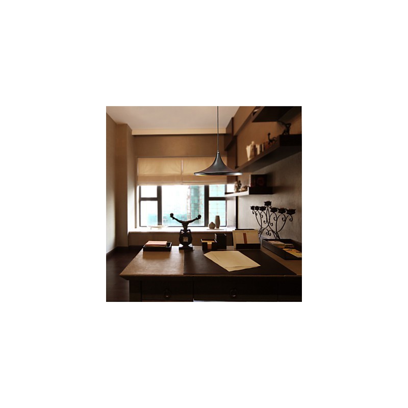 Moderne Pendelleuchte im Retro-Mini-Stil mit Gemälden