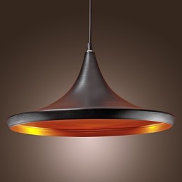 Moderne Pendelleuchte im Retro-Mini-Stil mit Gemälden