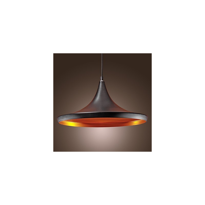 Moderne Pendelleuchte im Retro-Mini-Stil mit Gemälden