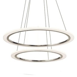 Acryl Pendelleuchten Deckenleuchter Hängeleuchter Leuchten mit 2 Ringen