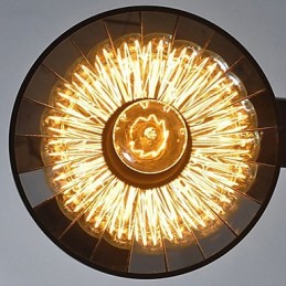 Pendelleuchten Vintage 3 Lichter ST64 Glühbirnen inklusive Up- und Down-System