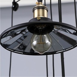 Pendelleuchten Vintage 3 Lichter ST64 Glühbirnen inklusive Up- und Down-System