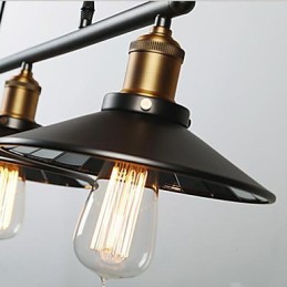 Pendelleuchten Vintage 3 Lichter ST64 Glühbirnen inklusive Up- und Down-System