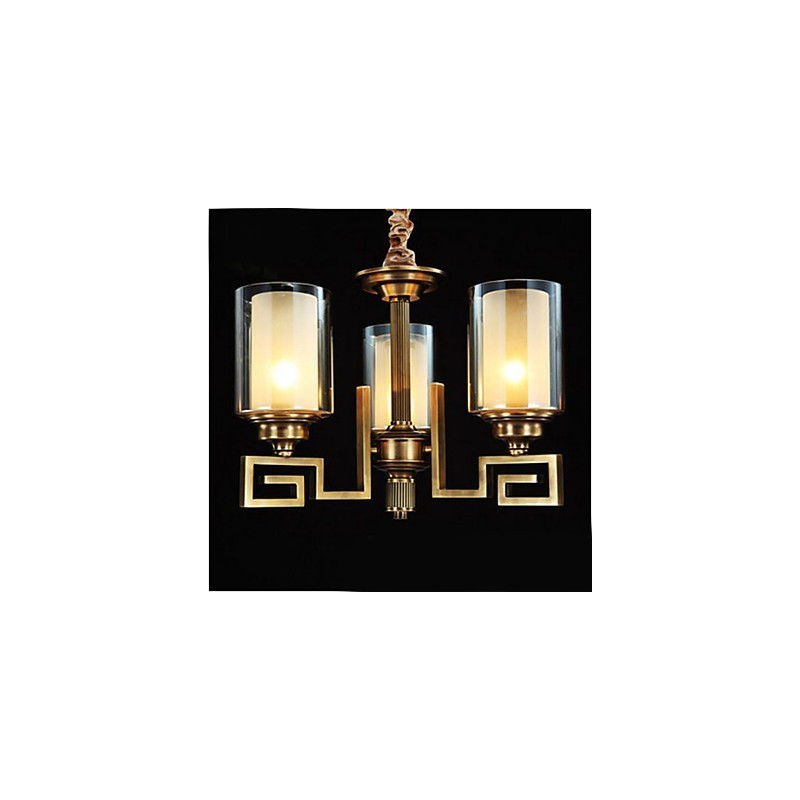 Lampe im chinesischen Stil, Kupferlampe, Kupferlampe
