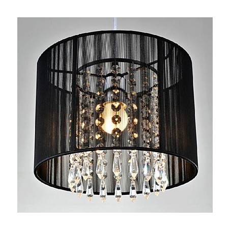 Moderne zeitgenössische Kristall Chrom Metall Pendelleuchte Moderne zeitgenössische Kristall Chrom Metall Pendelleuchte