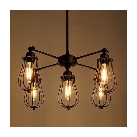Pendelleuchten Traditionell Klassisch Rustikal Lodge Retro Metall 5 Lichter Pendelleuchten Traditionell Klassisch Rustikal Lodge Retro Metall 5 Lichter