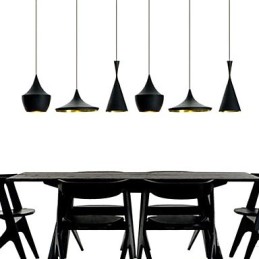 Pendelleuchte aus bemaltem Metall im Mini-Stil