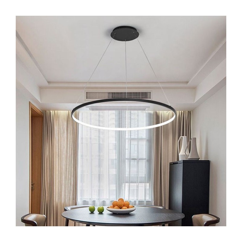 Dimmbare Pendelleuchte mit 80 cm Durchmesser, modernes Design
