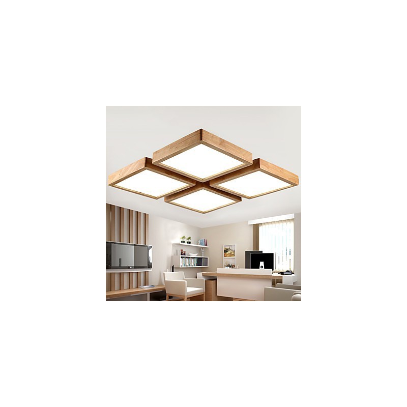 Moderne zeitgenössische Country Mini-Stil andere Holz Bambus Pendelleuchte