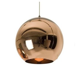 Kreative einfache Glas nordische Retro Galvanik Ball Pendelleuchte