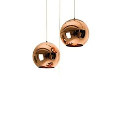 Kreative einfache Glas nordische Retro Galvanik Ball Pendelleuchte