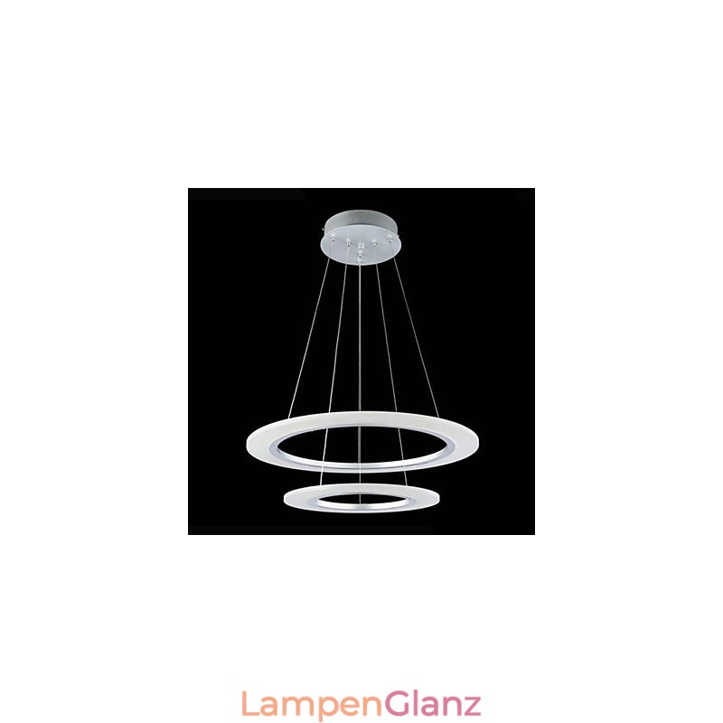 Moderne Pendelleuchte Deckenleuchte Kronleuchter Lampenfassungen mit 2 Ringen