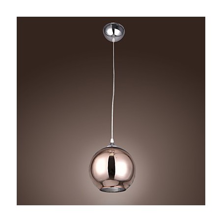 60 Moderne zeitgenössische Globus galvanisierte Metall Pendelleuchte 60 Moderne zeitgenössische Globus galvanisierte Metall Pendelleuchte