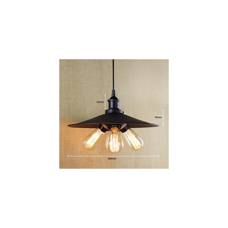 Pendelleuchten Traditionell Klassisch Vintage Retro Landhaus Garage Metall