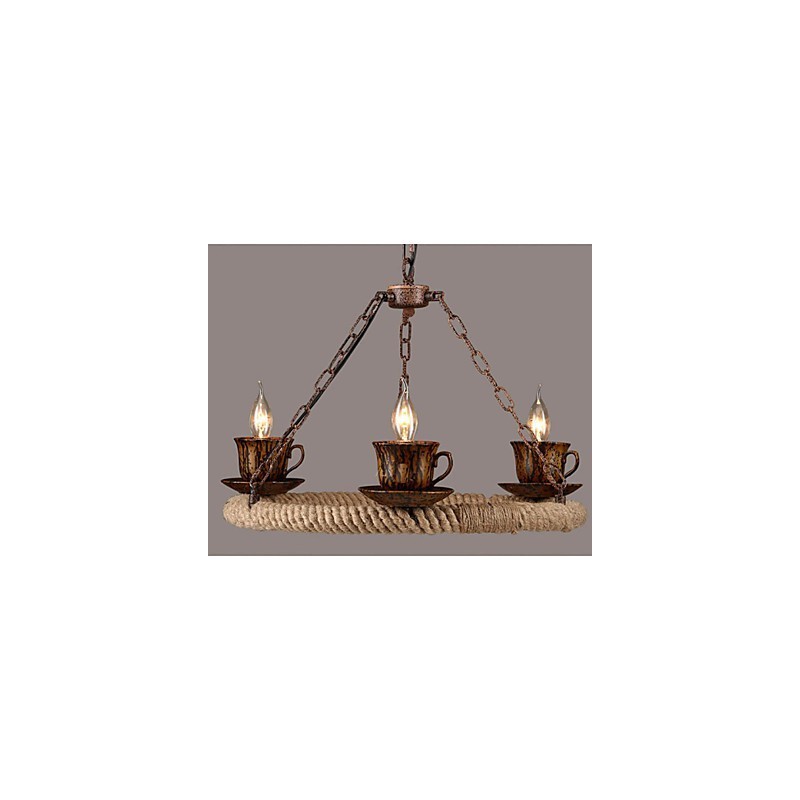 Keramikindustrie Wind Seil Kronleuchter RetroLron Kronleuchter Simple3