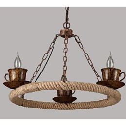 Keramikindustrie Wind Seil Kronleuchter RetroLron Kronleuchter Simple3