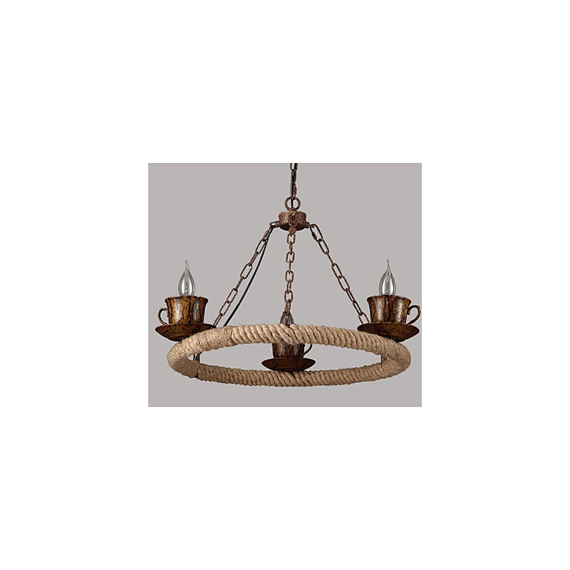 Keramikindustrie Wind Seil Kronleuchter RetroLron Kronleuchter Simple3