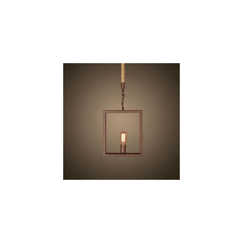Traditionelle klassische rustikale Lodge Vintage Retro Country Metall Pendelleuchte