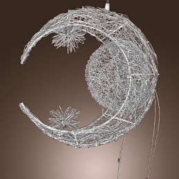 Moderne Pendelleuchte im zeitgenössischen Globe-Mini-Stil aus galvanisiertem Metall