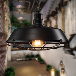 Pendelleuchten American Country Retro Schmiedeeisen Zeitgenössische und vertraglich Lager Droplight
