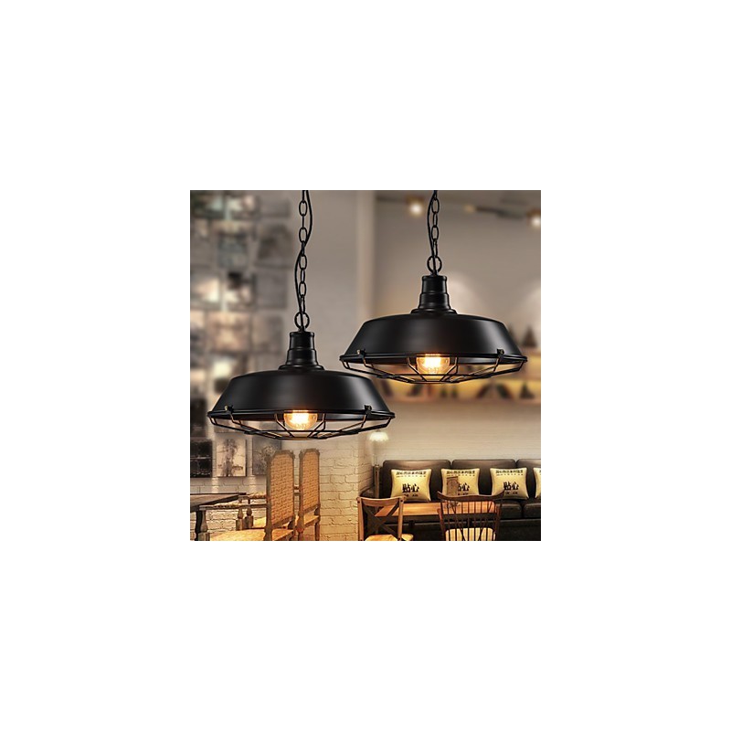 Pendelleuchten American Country Retro Schmiedeeisen Zeitgenössische und vertraglich Lager Droplight