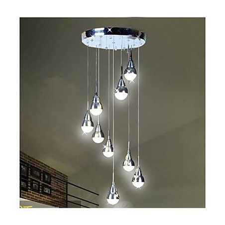 Lampen und Laternen Treppenstufen-Deckenleuchte mit 9 Köpfen Lampen und Laternen Treppenstufen-Deckenleuchte mit 9 Köpfen
