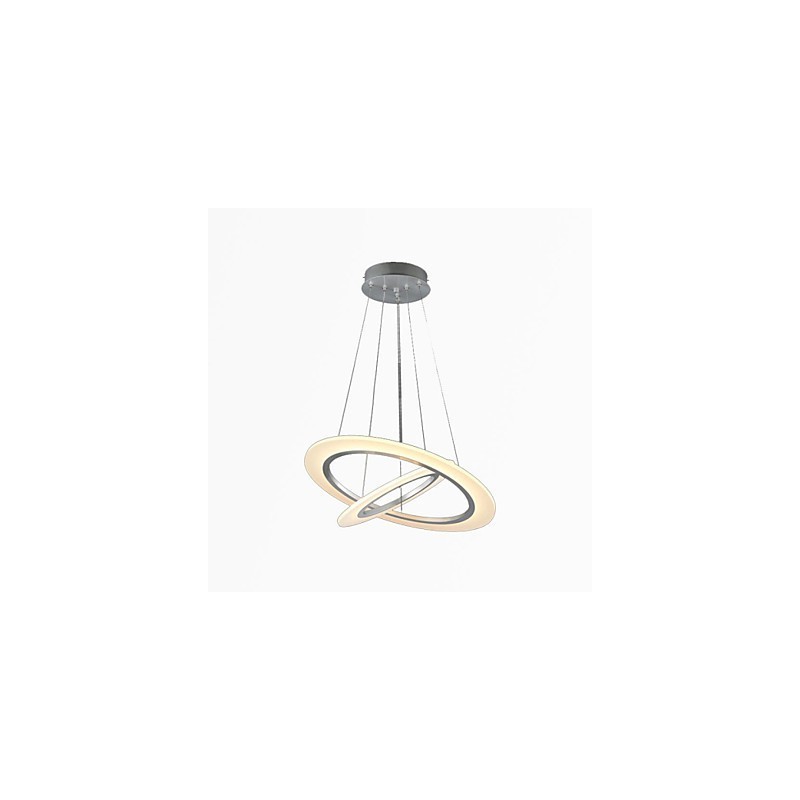 Acryl Pendelleuchte Deckenleuchter Kronleuchter Lampen Leuchten mit 2 Ringen