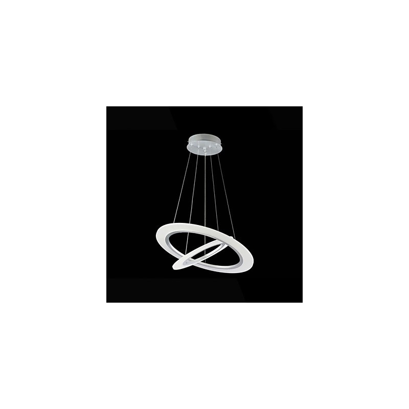 Acryl Pendelleuchte Deckenleuchter Kronleuchter Lampen Leuchten mit 2 Ringen