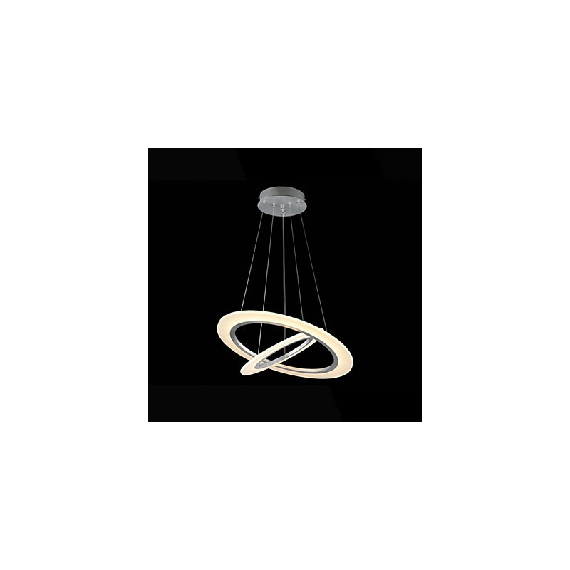 Acryl Pendelleuchte Deckenleuchter Kronleuchter Lampen Leuchten mit 2 Ringen