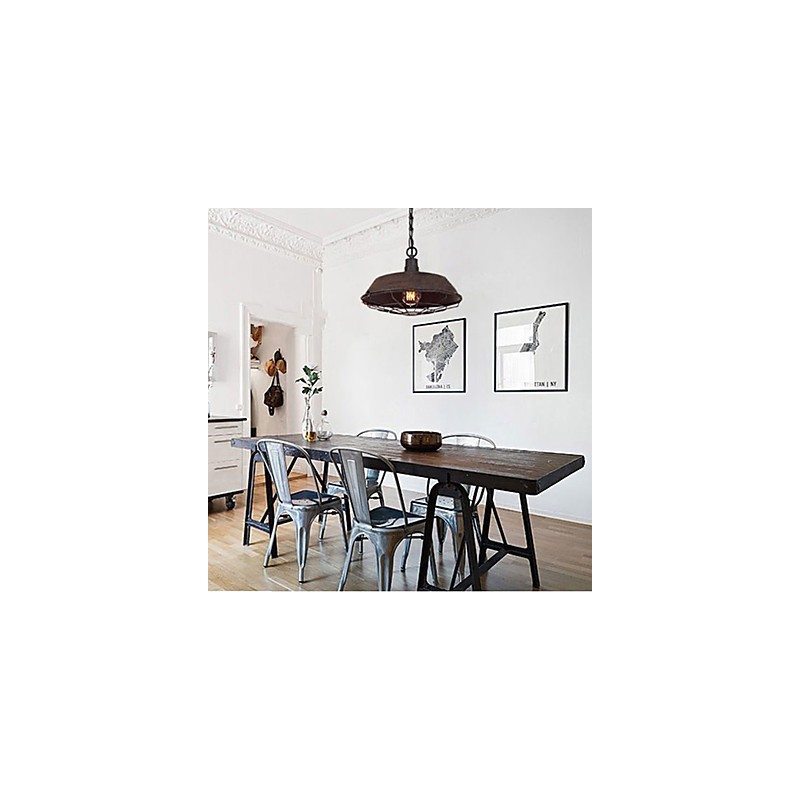 Schmiedeeisen Land Wiederherstellung alten Weisen Single Head Droplight Lampe Licht