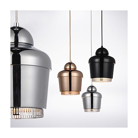 Pendelleuchte 1 Licht Moderne Einfachheit Golden Chrom Schwarz Weiß Kohlenstoffstahl Metall Kronleuchter Pendelleuchte 1 Licht Moderne Einfachheit Golden Chrom Schwarz Weiß Kohlenstoffstahl Metall Kronleuchter