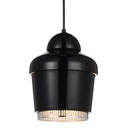 Pendelleuchte 1 Licht Moderne Einfachheit Golden Chrom Schwarz Weiß Kohlenstoffstahl Metall Kronleuchter