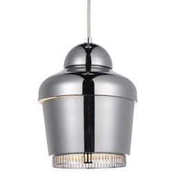 Pendelleuchte 1 Licht Moderne Einfachheit Golden Chrom Schwarz Weiß Kohlenstoffstahl Metall Kronleuchter