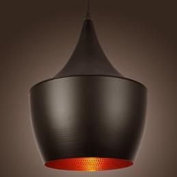Moderne Pendelleuchte im Retro-Mini-Stil mit Gemälden
