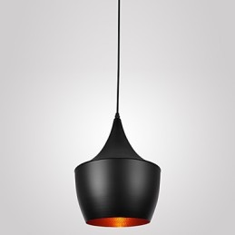 Moderne Pendelleuchte im Retro-Mini-Stil mit Gemälden